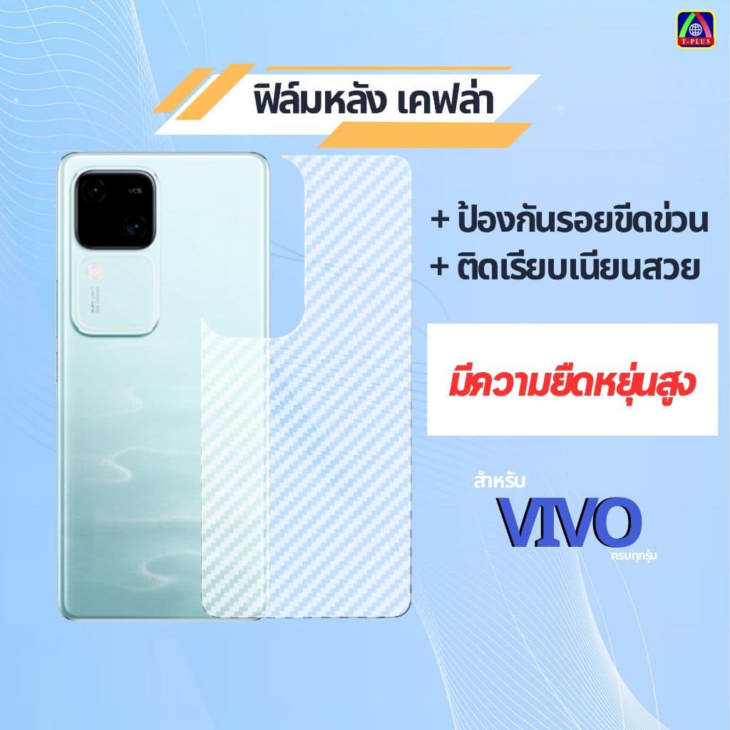 ฟิล์มหลัง VIVO y19s y21 y200 5g y20 y17s y11 y50 y04 y15 y22 y33s y03 y39 5g y15s y33t รูปที่ 2