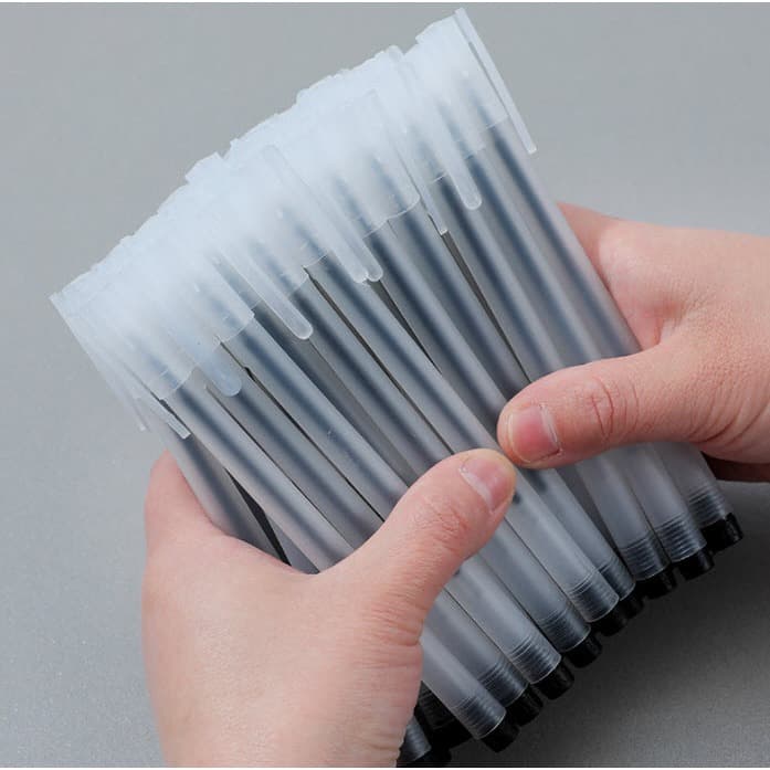 แท่งขุ่น ปากกาเจล แบบเรียบ S0331 หมึกเยอะสุดคุ้ม แบบปลอก ขนาด 0.5mm มี3สีให้เลือก ปากกา รูปที่ 7