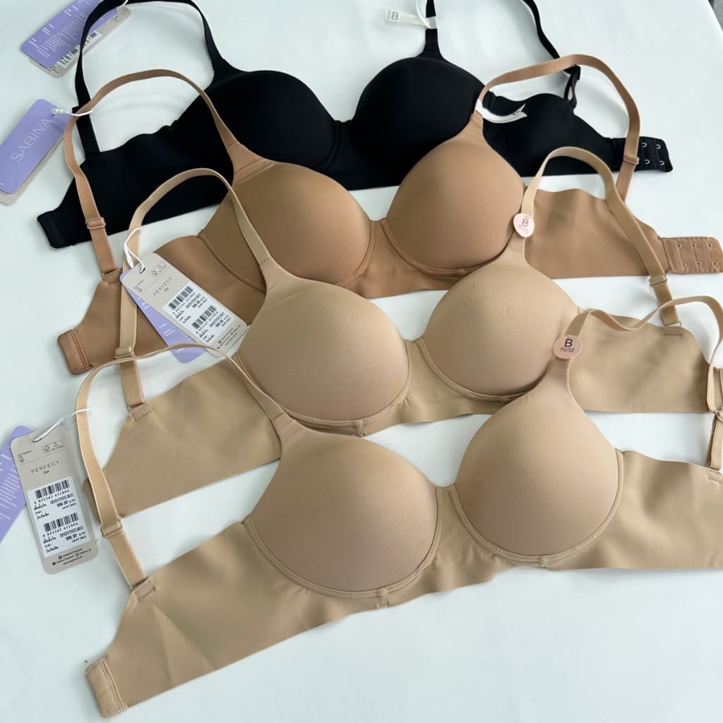 รหัส SBXD97202 SABINA BRALESS เสื้อชั้นใน Invisible Wire รุ่น Perfect Bra รูปที่ 3