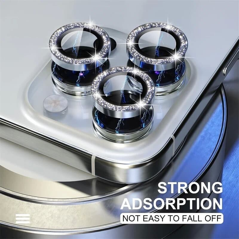 วงแหวนโลหะปกป้องเลนส์กล้อง For iPhone 11 13 15 14 12 16 Pro Max 13 Mini 15 Plus พร้อมกระจกนิรภัย รูปที่ 7