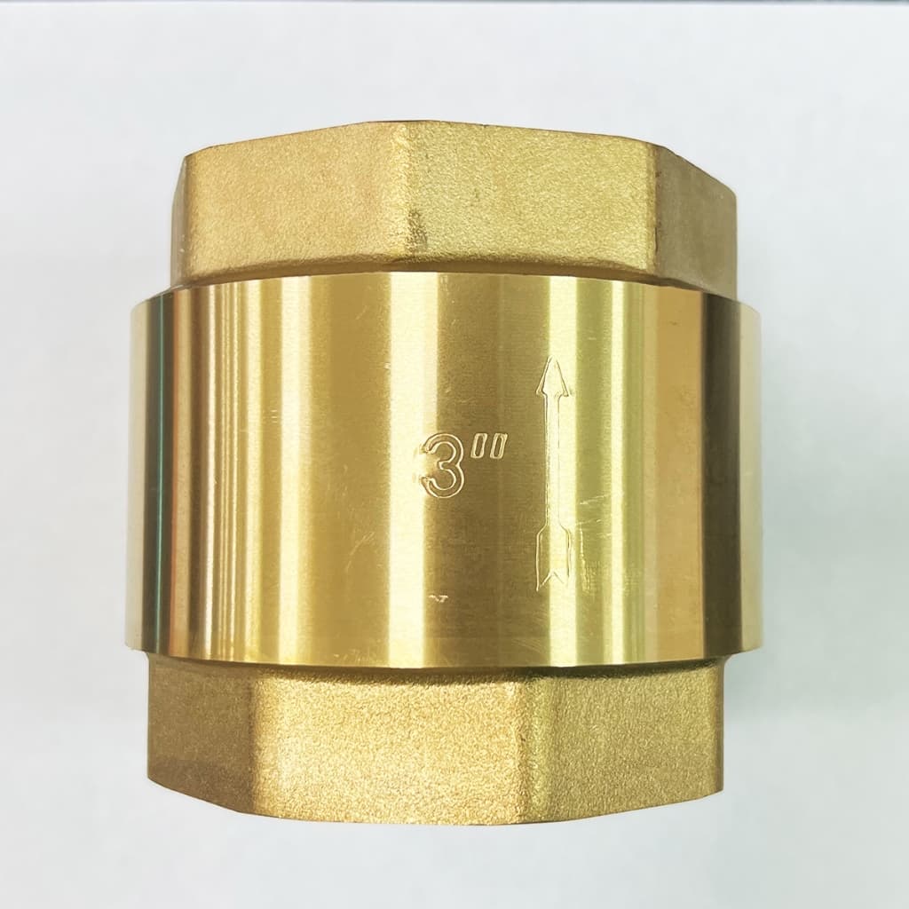 เช็ควาล์วทองเหลือง สปริง แบบแนวตั้ง 1.1/2" - 3" Brass Spring Check Valve "TMOK" รูปที่ 5
