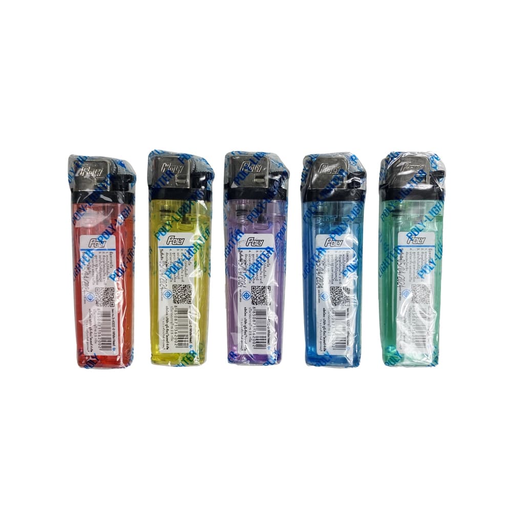 ไฟแช็ก Poly Lighter รุ่น White Head ชนิดหุ้ม / 2 กล่อง รูปที่ 5