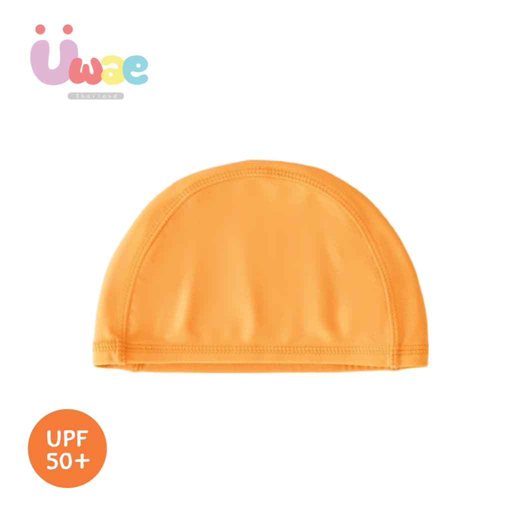 Uwae หมวกว่ายน้ำ หมวกดำน้ำ สำหรับเด็ก หมวกว่ายน้ำเด็ก รอบศีรษะก่อนยืด 20นิ้ว รูปที่ 4