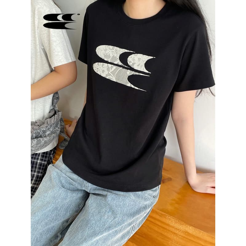 CryingCenter เสื้อยืดคอกลม Ballet T-Shirt รูปที่ 3