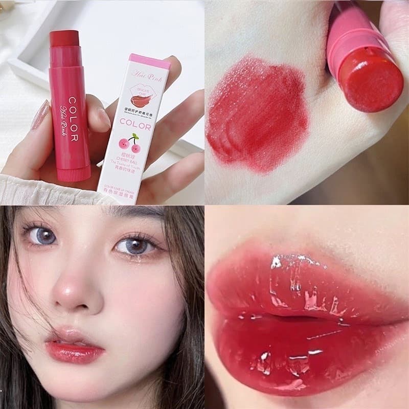 L451 Haipink ลิปบาล์ม เปลี่ยนสี เนื้อแมตต์ บำรุงปากนุ่ม ไม่แห้งแตก ให้ความชุ่มชื้น รูปที่ 5