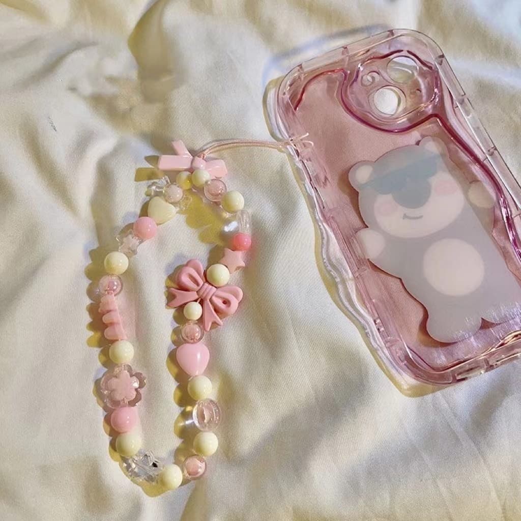 สร้อยข้อมือเคสโทรศัพท์มือถือ สวยงาม ผีเสื้อ คริสตัล โซ่โทรศัพท์มือถือ ลูกปัด พวงกุญแจ จี้ สร้อยข้อมือ แฟชั่น กลิตเตอร์ โ รูปที่ 8