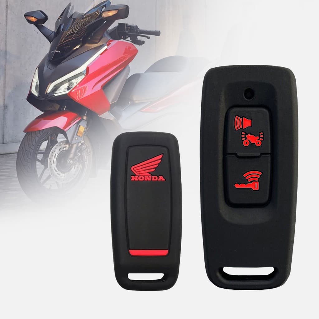 เคสกุญแจรีโมตซิลิโคน ซิลิโคนรีโมท ปุ่ม สําหรับรถจักรยานยนต์ Honda Forza350 PCX160 click160 click150 lead125 รูปที่ 5