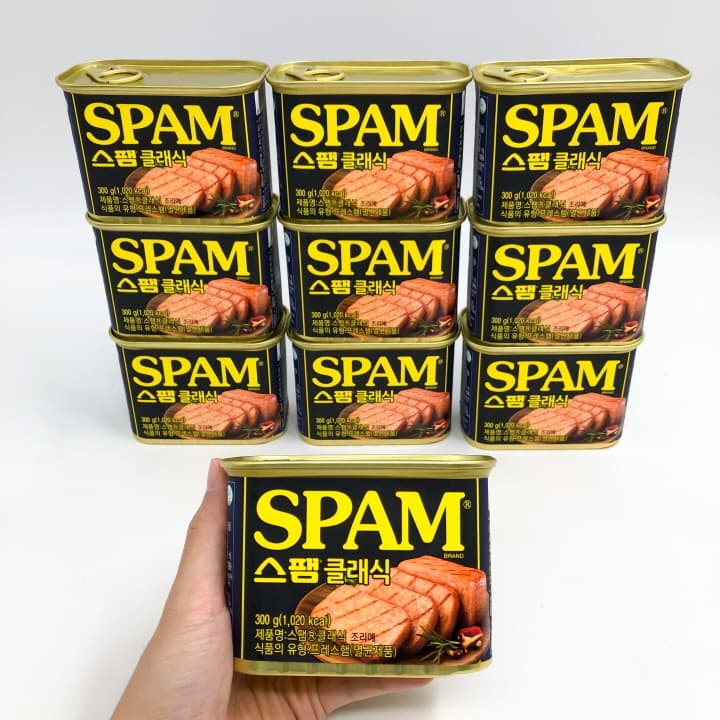 CJ Spam Classic 200g 300g 340g แฮมเกาหลี แฮมกระป๋อง สแปม CJ스팸 클래식 รูปที่ 4