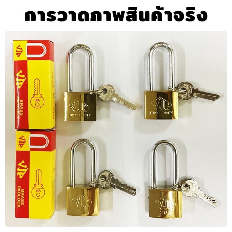 BLISS/VJP กุญแจ ขนาดเล็ก 25มม. ถึง 38มม.แม่กุญแจ ตัวล็อกตู้เสื้อผ้า อเนกประสงค์ เพื่อความปลอดภัย รูปที่ 5