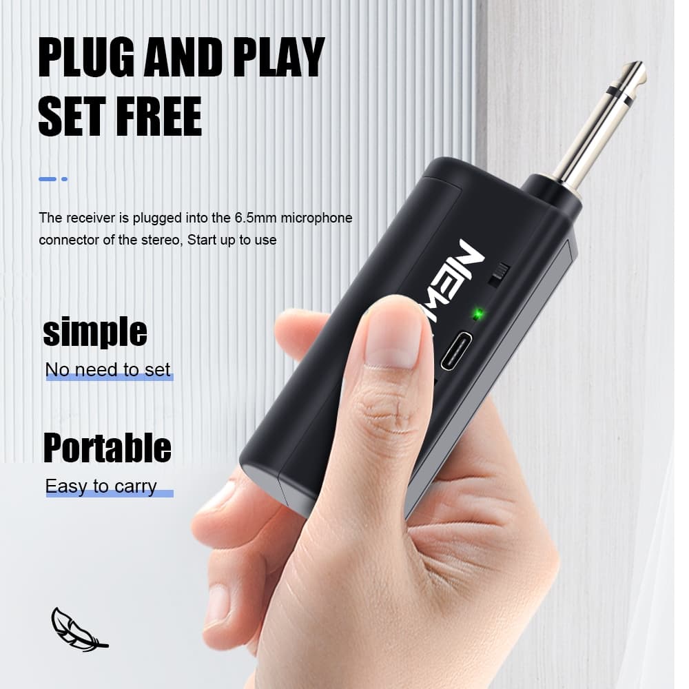 NEW BAXS ไมโครโฟนไร้สาย ไมค์ลอย 2 ไมค์ UHF wireless microphone V601/V602 เสียงชัด ไกล คาราโอเกะ โบสถ์ งานอีเว้นท์ รูปที่ 8