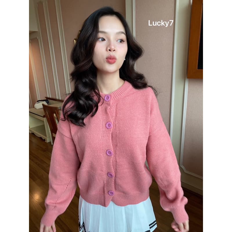 BY IRA POMPOM cardigan สีเรียบ คาร์ดิแกนไหมพรมผ้านุ่มนิ่ม งานตามหา กระดุมใหญ รูปที่ 4