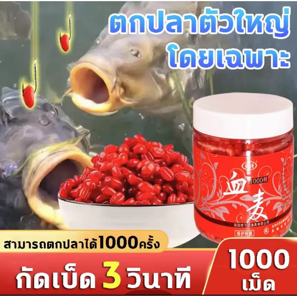สามารถตกปลาได้1000ครั้งHydra เหยื่อตกปลา หัวเชื้อตกปลา 1000เม็ด กัดเบ็ด3วินาที เพิ่มสารล่อปลา รสชาติกลมกล่อม กระตุ้นให รูปที่ 2