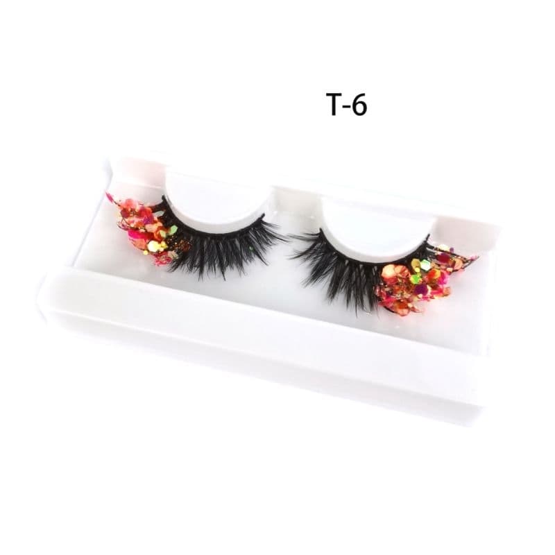 B3/3 - B3/4 ขนตากลิตเตอร์ ขนตาปลอม3D วิ๊บวับ มีกลิตเตอร์ สวยวิ๊งปาร์ตี้เริ่ดๆ ในไทย รูปที่ 4
