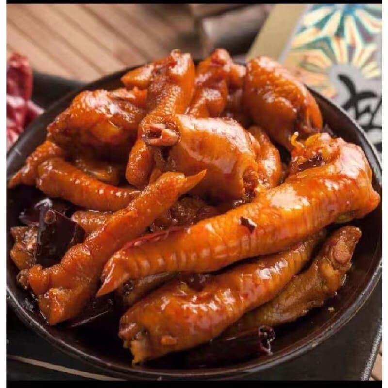 wifi mala ตีนไก่ดองพริกสำเร็จรูป 70-80g เพียงเเกะซองก็อร่อยได้ทันทีค่ะ รูปที่ 3