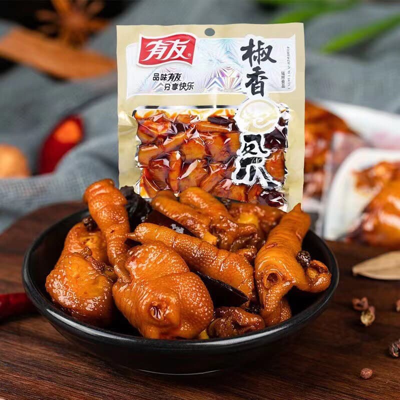 wifi mala ตีนไก่ดองพริกสำเร็จรูป 70-80g เพียงเเกะซองก็อร่อยได้ทันทีค่ะ รูปที่ 8