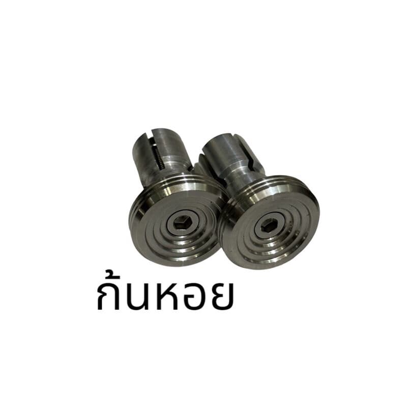 ปลายแฮน ปลายแฮนด์แต่ง สแตนเลสแท้ 100% สีเงิน สำหรับรถรุ่นทั่วไป รูปที่ 3