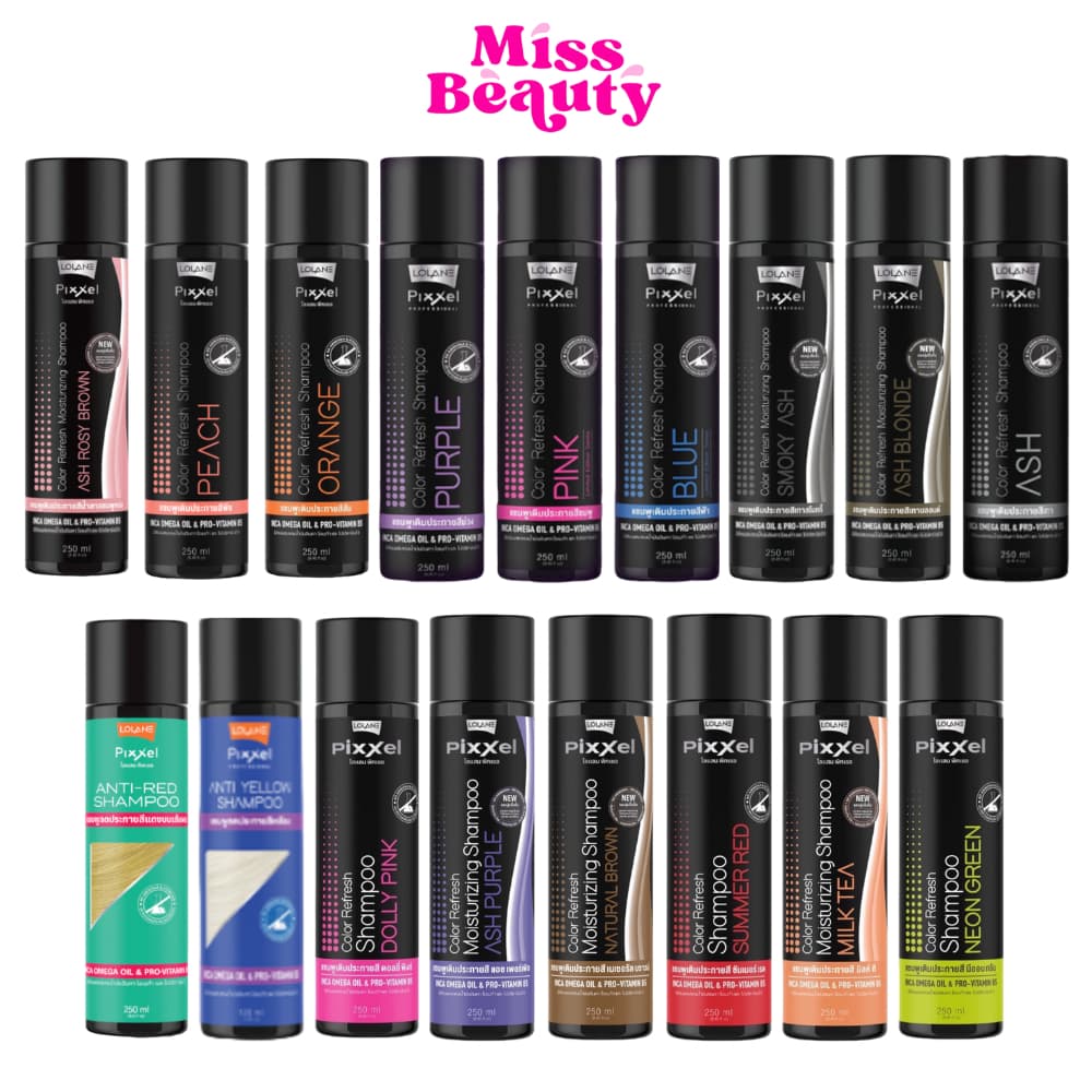 Lolane Pixxel Color Refresh Shampoo โลแลน พิกเซล แอนตี้ คัลเลอร์ รีเฟรช แชมพู รูปที่ 1