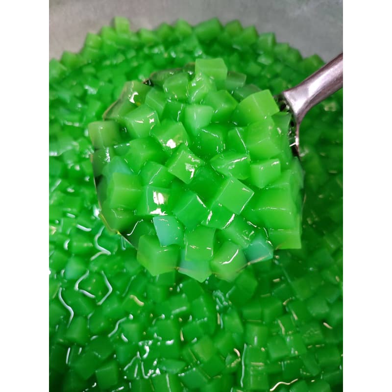 วุ้นมะพร้าวสีเขียว วุ้นมะพร้าวในน้ำเชื่อม เครื่องน้ำแข็งใส น้ำหนัก วุ้นมะพร้าวเครื่องใส่ไอศครีม รูปที่ 6