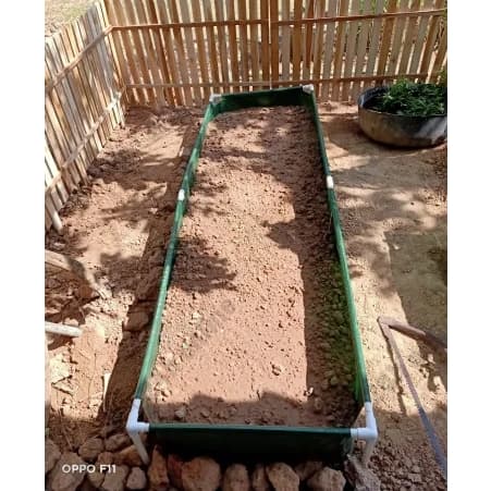 กระบะปลูกผัก​ ​ขนาด​ 60x200x30 cm.​ กะบะเพาะปลูก แปลงผักเพาะปลูก รูปที่ 7