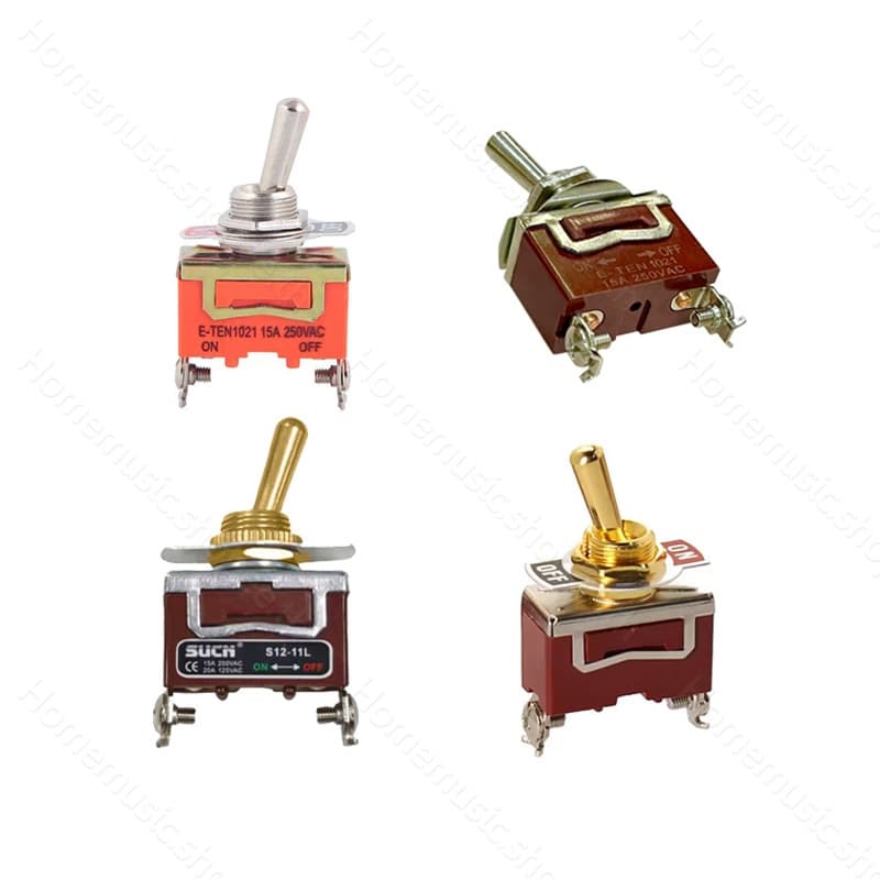 1 ชิ้น สวิตช์โยก สีทอง SUCN-1021 2 ทาง on-off 15A 250V/ สวิตซ์ mts - 102 spdt 6A 125VAC/3A 250VAC switch รูปที่ 1
