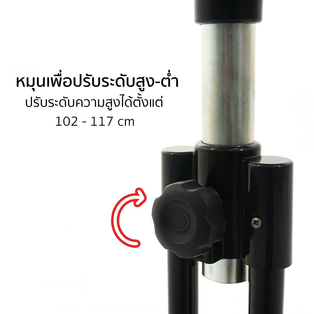 AIKO AK-S452 สีดำ พัดลมสไลด์ 18 นิ้ว ใบพัดพลาสติก PP 5 แฉก มีเทอร์โมฟิวส์ **รับประกันมอเตอร์ 4 ปี รูปที่ 7