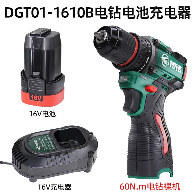 แบตเตอรี่สว่านไร้สาย ไขควงไร้สาย Dongke 16.8V 2000Ah รูปที่ 6