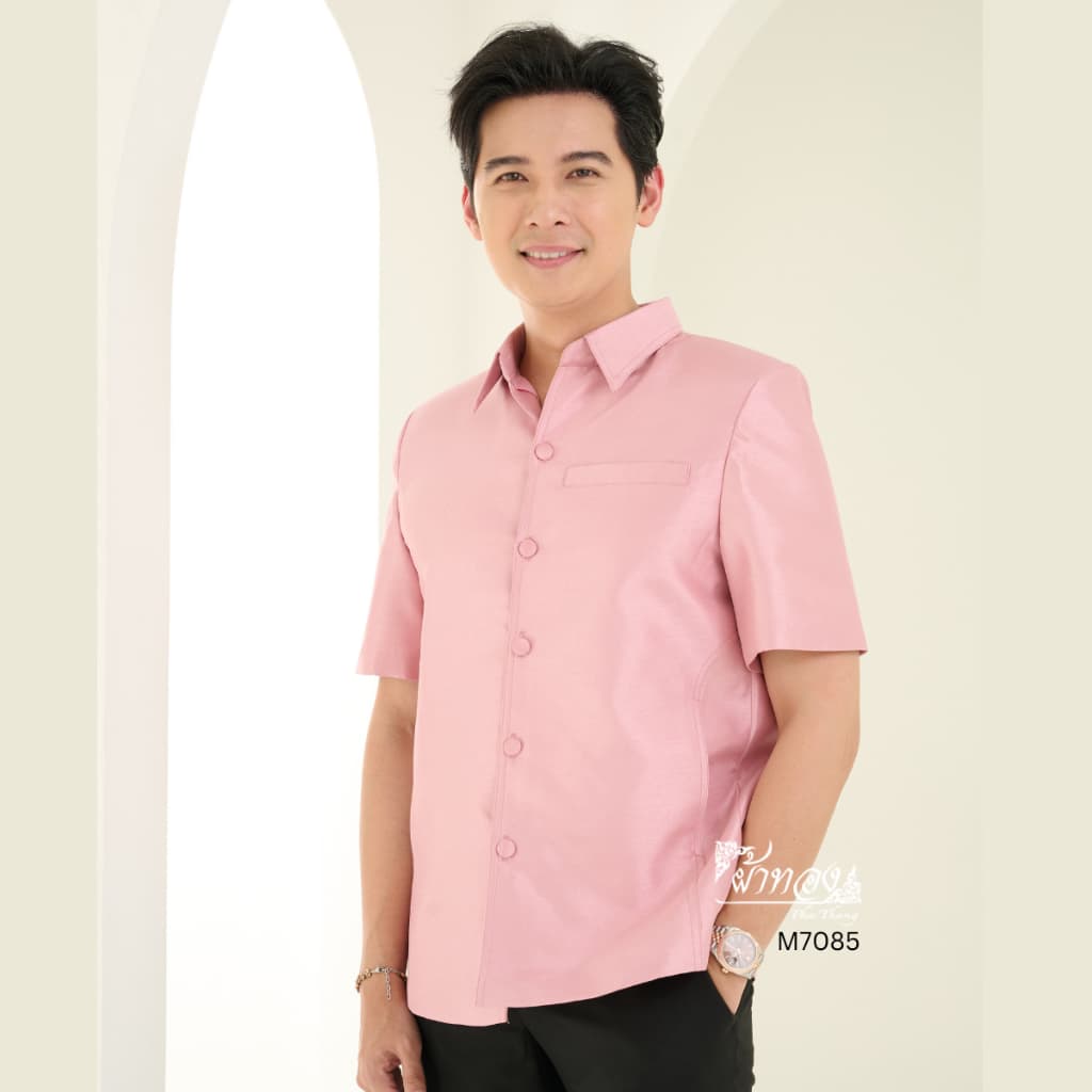 เสื้อสูทไหมแพรทอง อัดกาวทั้งตัว มีหลายสี by ผ้าทอง รูปที่ 4