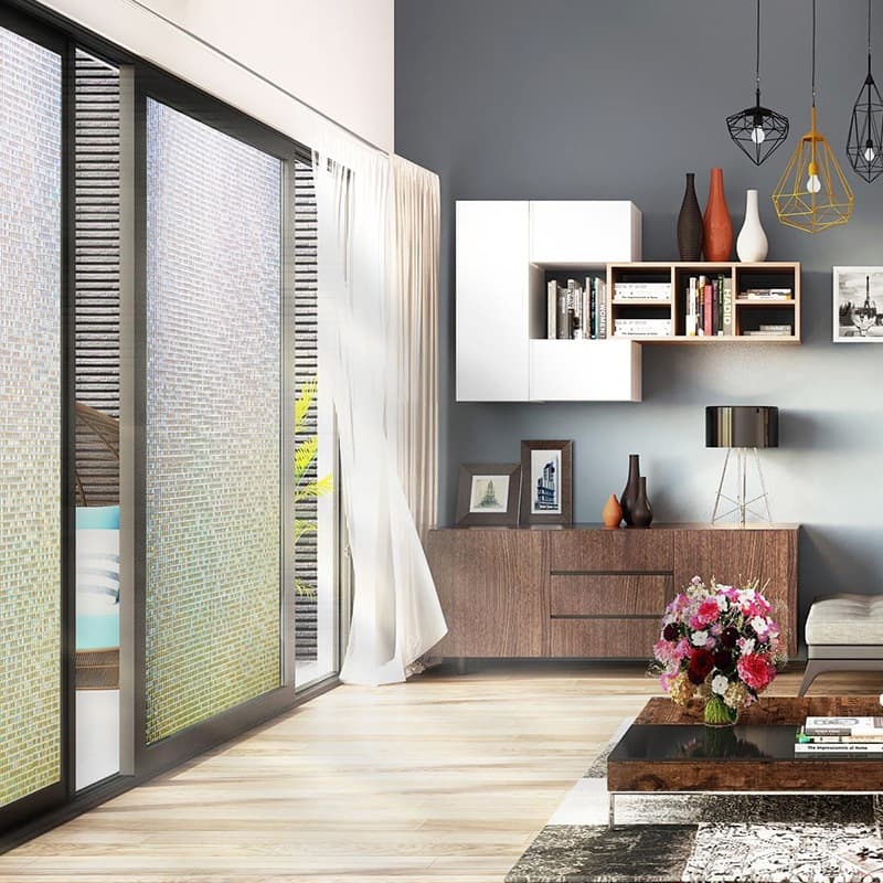 ฟิล์มติดกระจกสุญญากาศ Window film 45/60/90 x 2m PVC สติ๊กเกอร์ติดกระจก ประตู หน้าต่าง มีให้เลือกหลายลาย รูปที่ 4