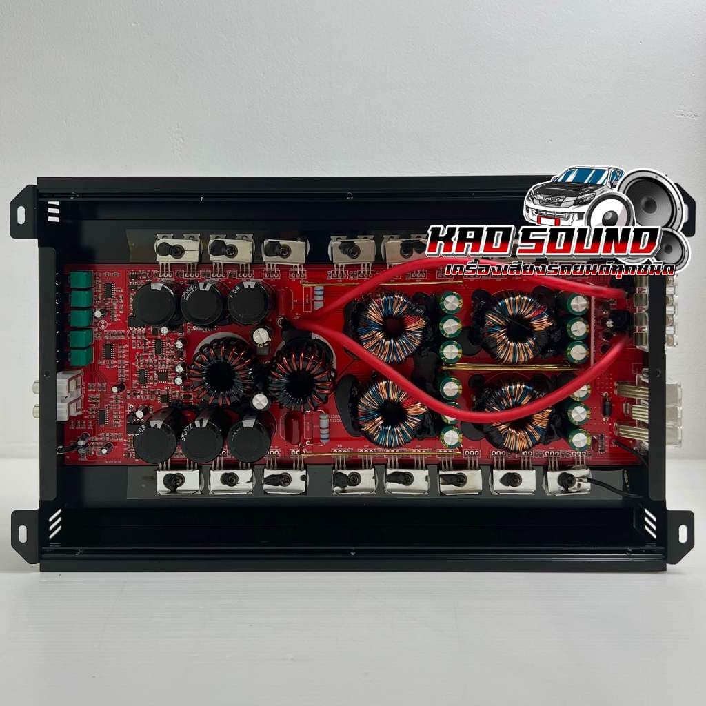 เพาเวอร์ แอมป์ขับซับ รุ่น K-5800.1 เพาเวอร์แอมป์ ขับซับ CLASS-D 5000Watts คาปาใหญ่6ลูก ไส้แน่นๆ มัดไฟใหญ่4ลูก เบสหนัก รูปที่ 5