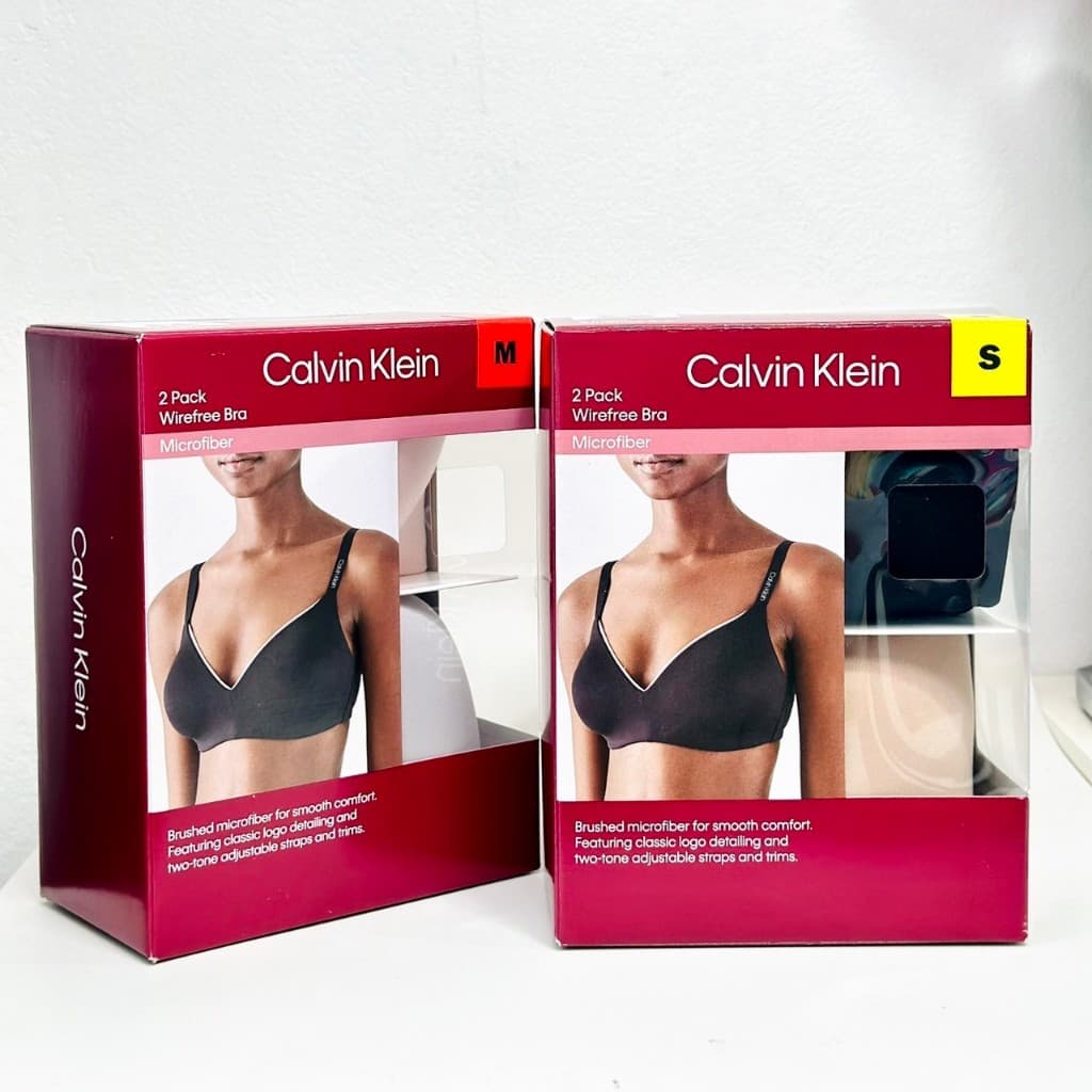 Calvin Klein Bra ไร้โครง 1แพ็ค มี 2 ชิ้น จาก อเมริกา รูปที่ 5