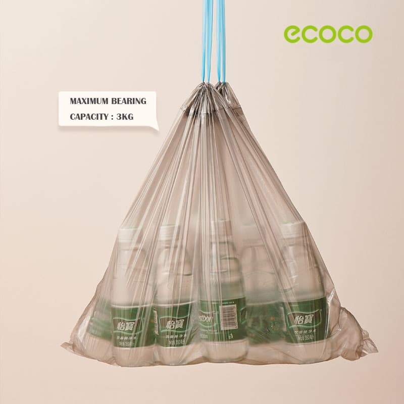 ECOCO ถังขยะ 8 ลิตร 12 ลิตร ถังขยะในห้องน้ำ ในตัวสองชั้น เปิดเพียงคลิกเดียว ถุงขยะ รูปที่ 7