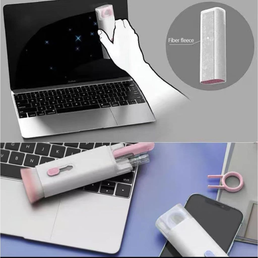 7-in-1 ชุดแปรงทําความสะอาดคีย์บอร์ดคอมพิวเตอร์ หูฟัง ปากกาทําความสะอาด For Airpods 3 Cleaning Brush รูปที่ 6
