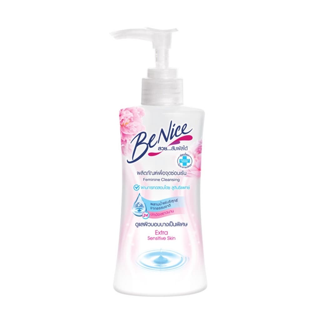 BENICE FEMININE CLEAN SENSITIVE 150ML PINK บีไนซ์ ผลิตภัณฑ์เพื่อจุดซ่อนเร้น 150มล. สีชมพูอ่อน รูปที่ 2