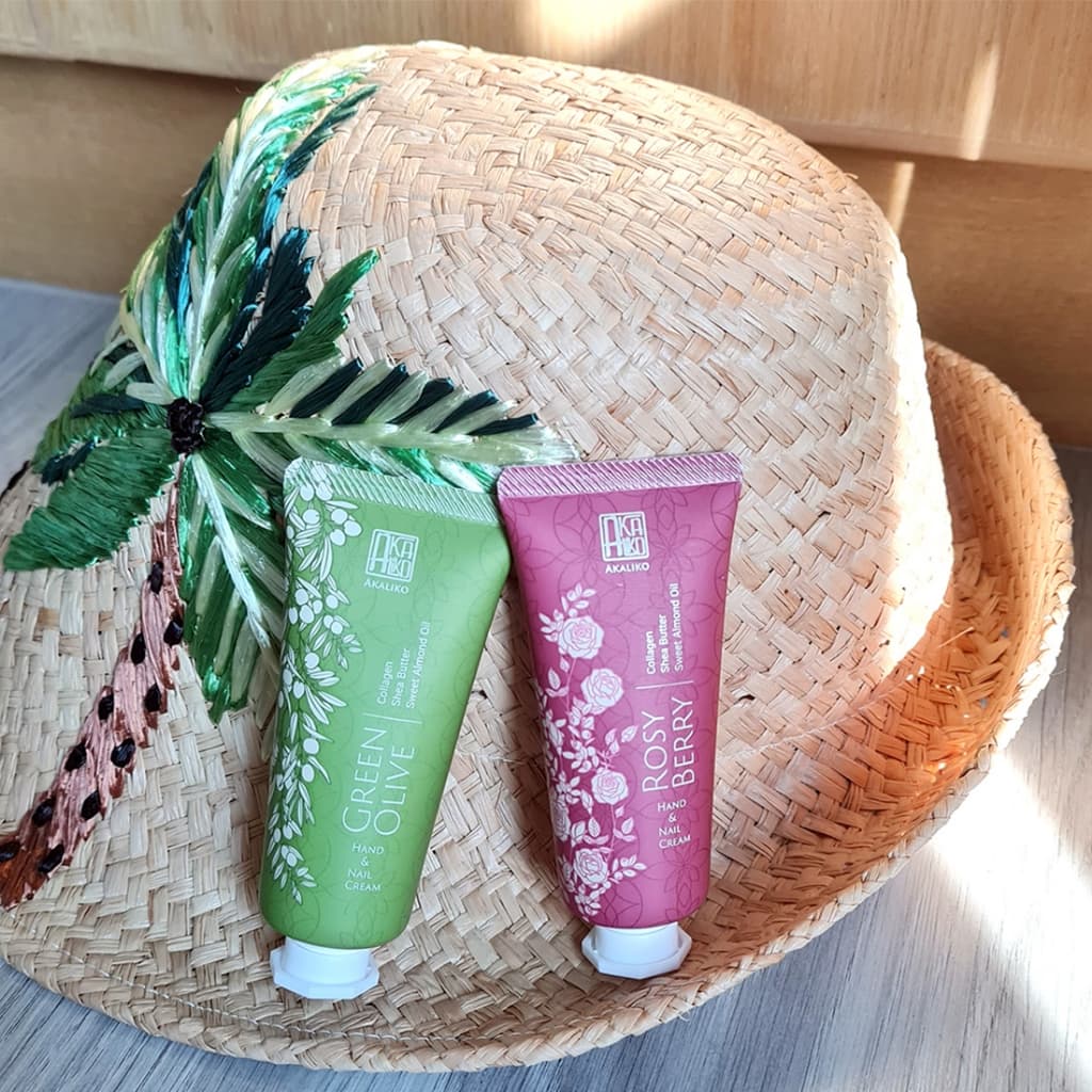AKALIKO Hand & Nail Cream 30 g. อะกาลิโก ครีมทามือ ครีมบำรุงมือ บำรุงเล็บ ป้องกันจมูกเล็บฉีก แก้เข่าด้าน ข้อศอกด้าน รูปที่ 2