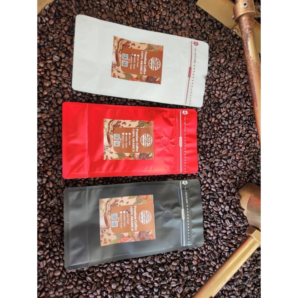 กาแฟคั่ว/คั่วกลางพรีเมี่ยม 1กิโลกรัม อาราบิก้าเทพสเด็จ100% รูปที่ 3