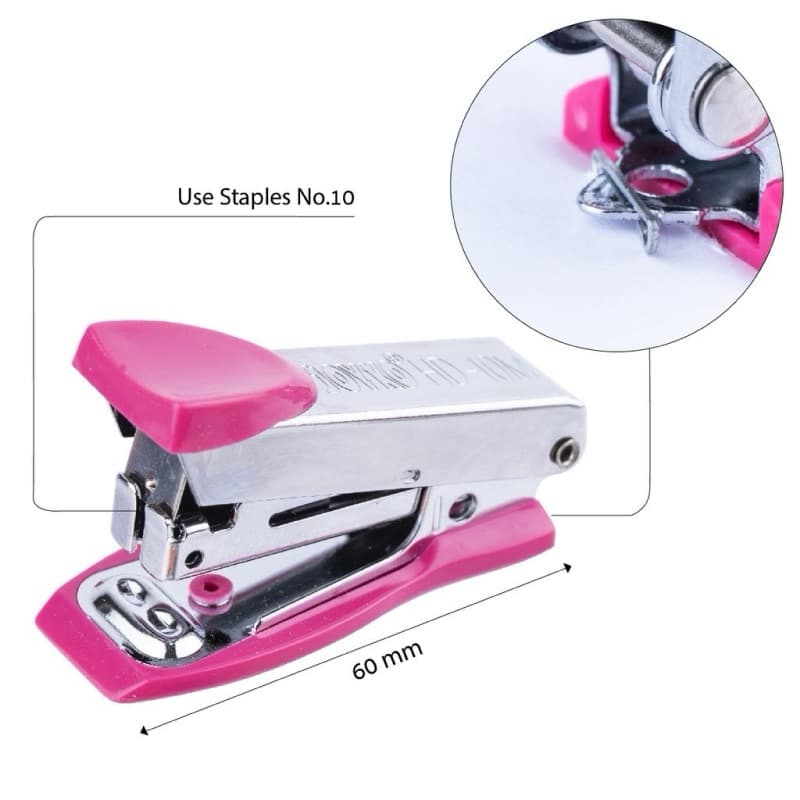 เครื่องเย็บกระดาษ HD-10M ตัวเล็ก ตราม้า Horse Stepler Snapper แมคเย็บ ลวดเย็บ US.Station รูปที่ 3