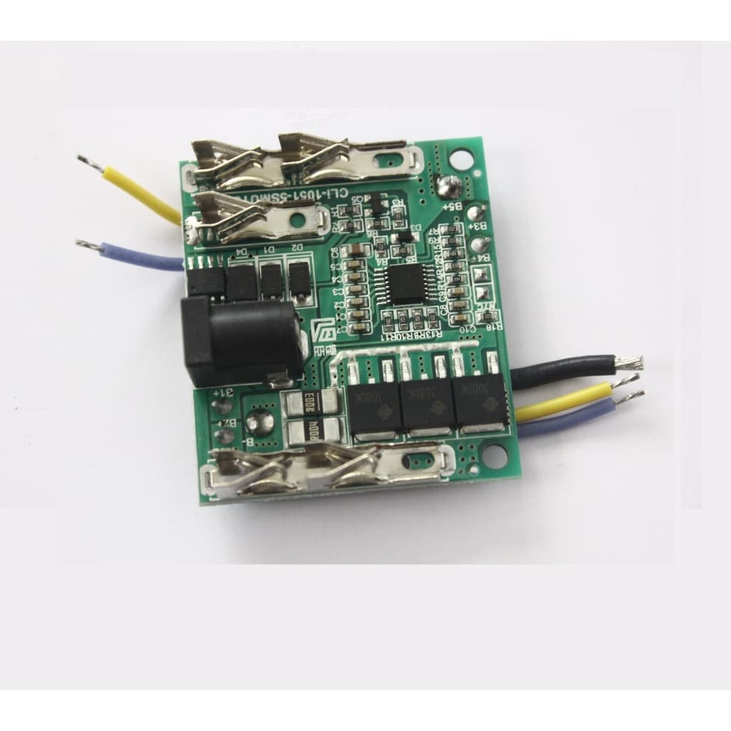 BMS 60A 3MOS บอร์ดชาร์จแบตเตอรี่,แผงวงจรป้องกันสูงสุด5S 18V - 21V รูปที่ 4