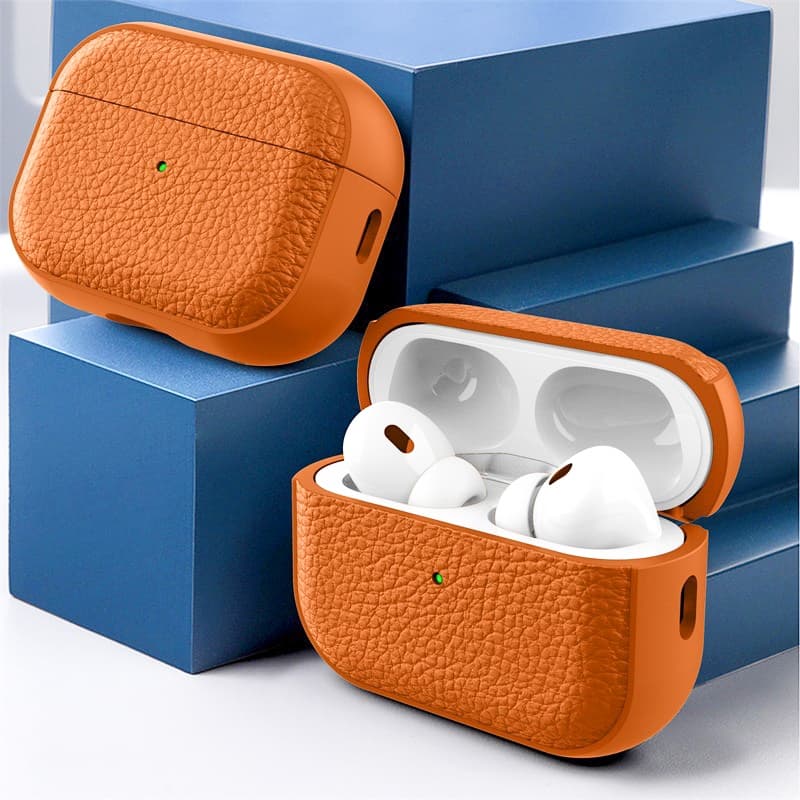 เคส AirPods 4 และ AirPods Pro 3 Case TPU ลายหนัง สำหรับ AirPods 4 / 4ANC / 3 / 2 / 1 / Pro / Pro2 รูปที่ 3