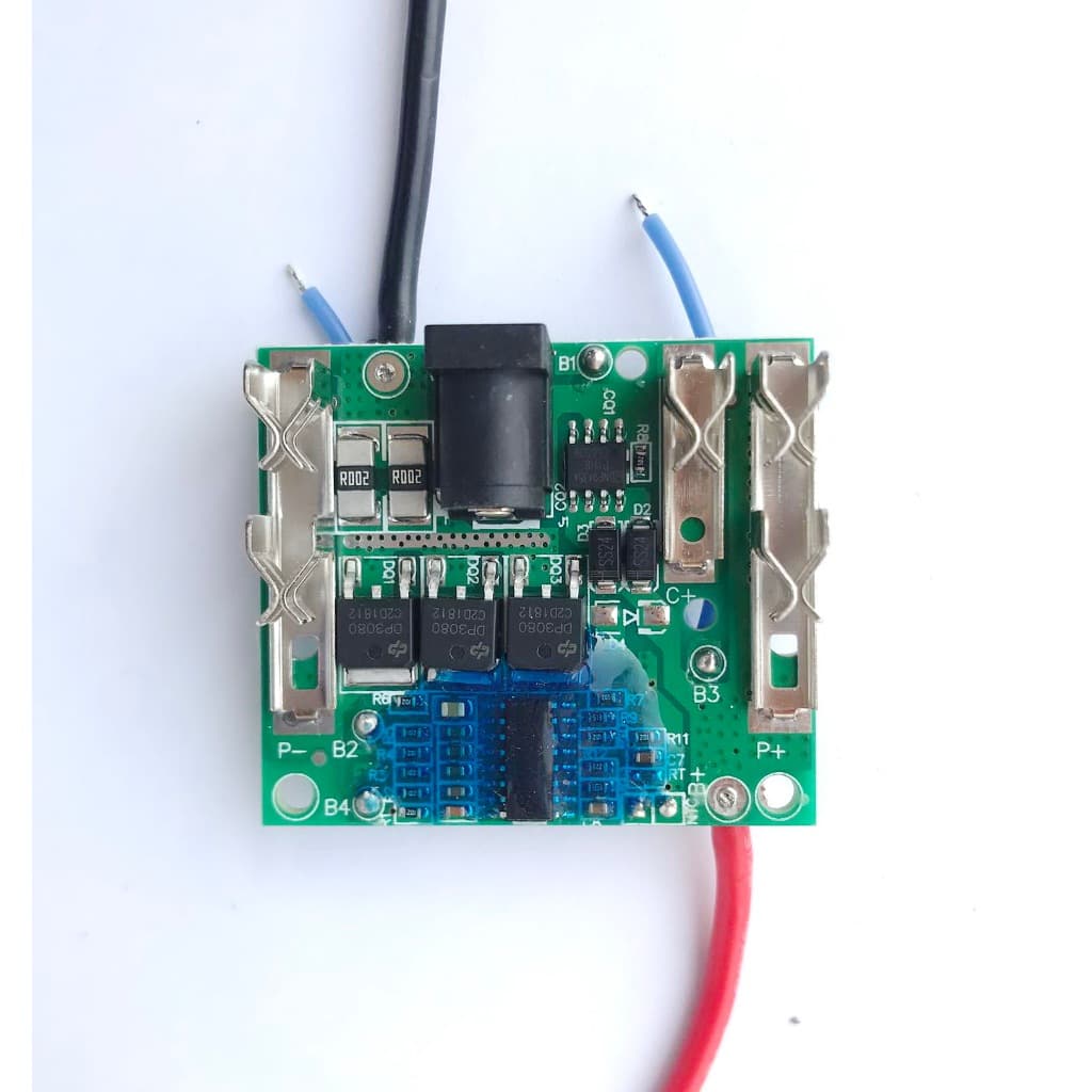 BMS 60A 3MOS บอร์ดชาร์จแบตเตอรี่,แผงวงจรป้องกันสูงสุด5S 18V - 21V รูปที่ 7