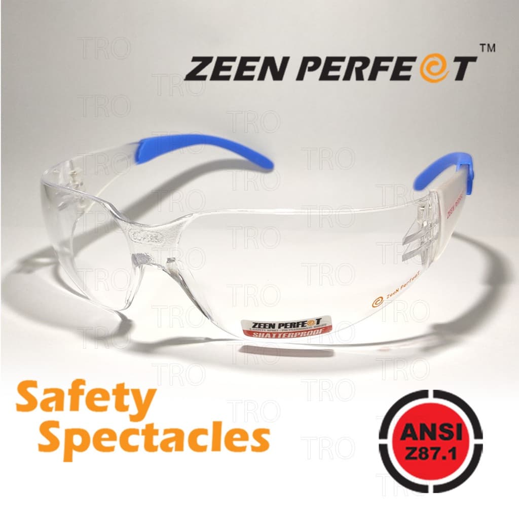 แว่น Safety ZEEN PERFECT รุ่น 9060TIP ขาสี Passes ANSI Z87.1 USA Standard ALL UV Protection รูปที่ 6