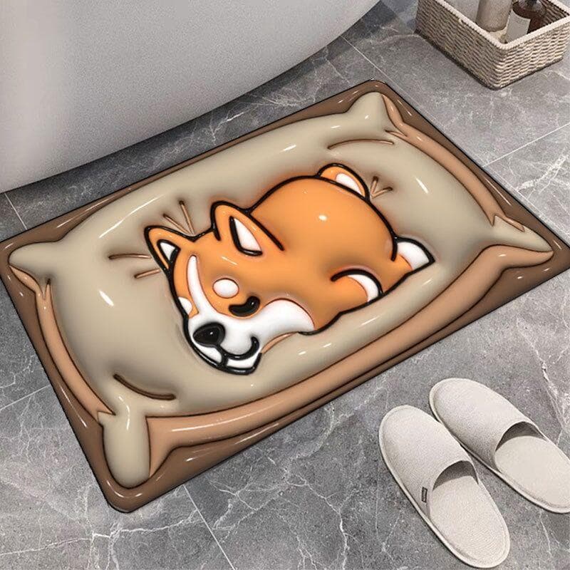 Yifeng Fur พรมเช็ดเท้า ขนาด 40x60cm.ผ้าเช็ดเท้าในครัว รุ่น 1585-1 ลายมิติ รูปที่ 7