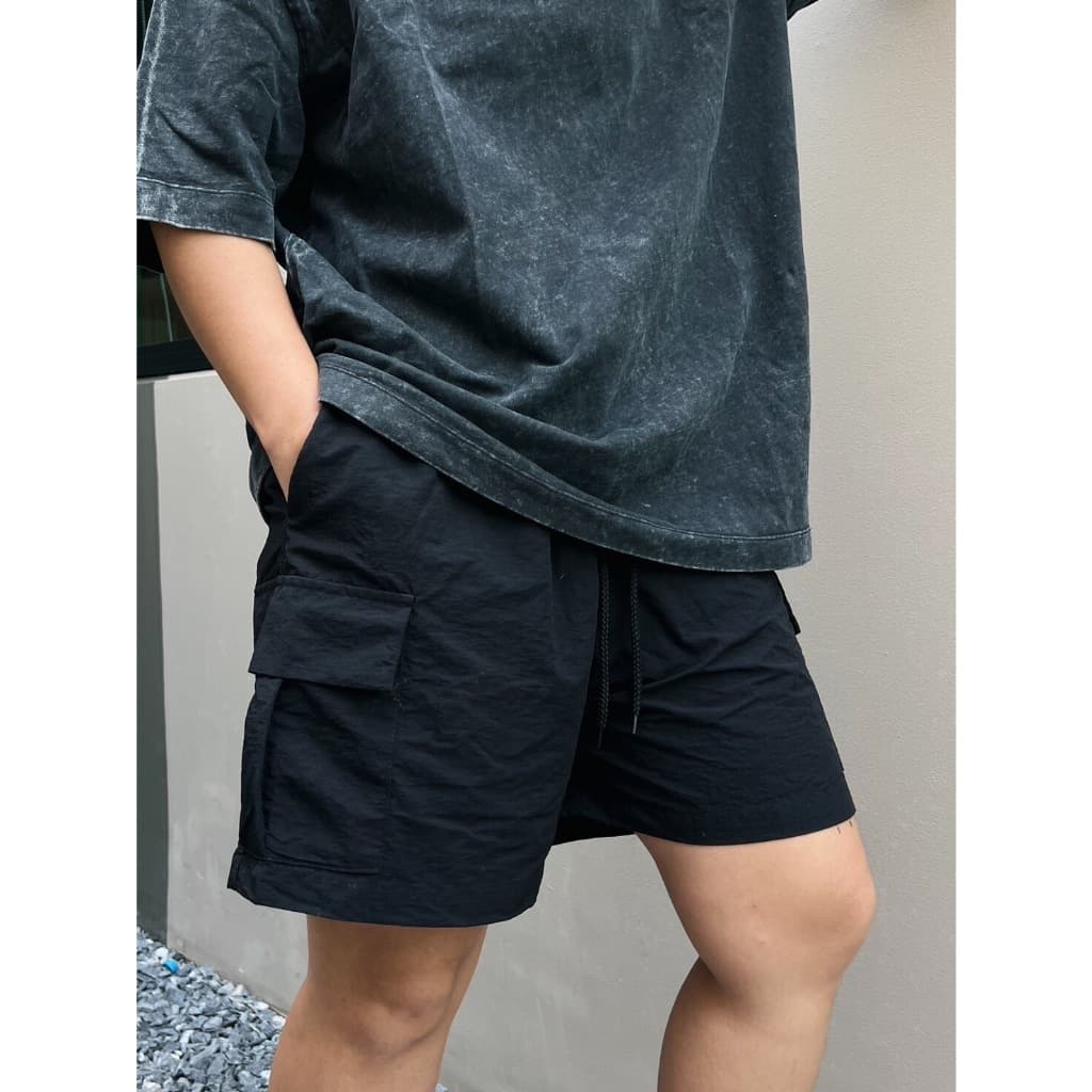 กางเกงคาโก้ขาสั้น ผ้าไนล่อน ใส่สบายไม่บาง รูปที่ 2