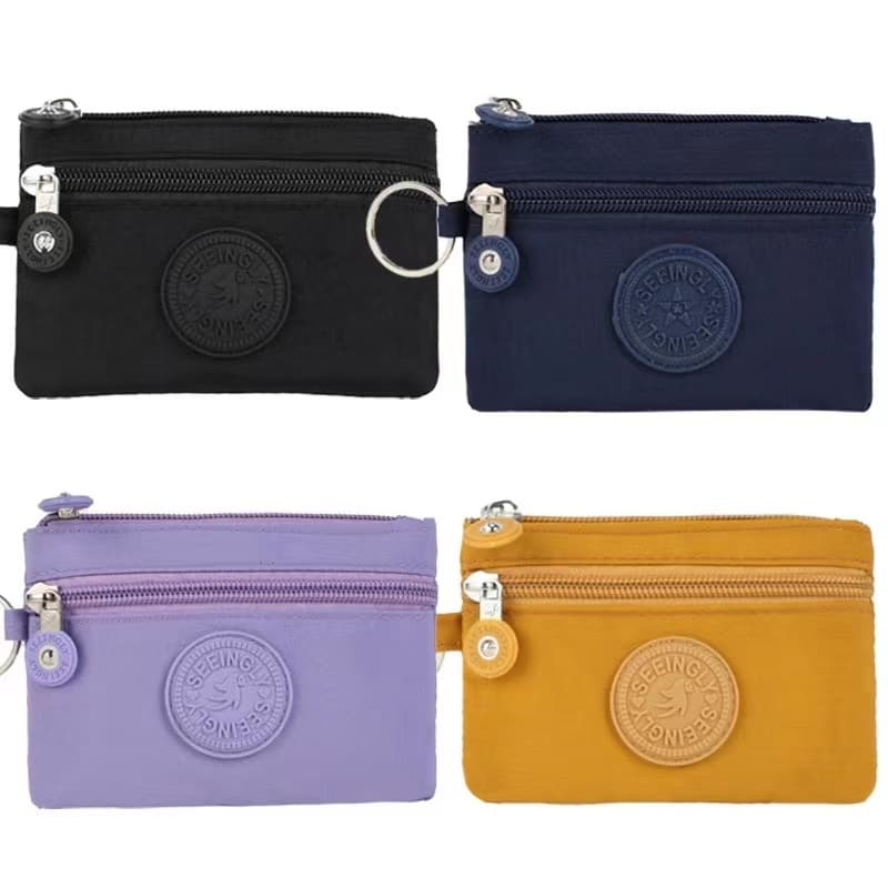 B-524กระเป๋าสตางค์มินิมอล สีน่ารัก พกพาสะดวก ขนาดเล็กแบบพกพา ใส่เหรียญได้ 15สี รูปที่ 2