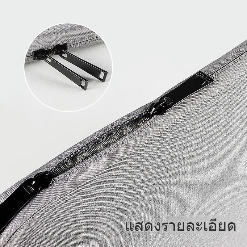 กระเป๋าใส่คอมพิวเตอร์กันน้ำ ป้องกันรอยขีดข่วน มีซิปปิดรอบ ปลอดภัย ใส่แล็ปท็อปและอุปกรณ์เล็กๆ ได้ รูปที่ 7