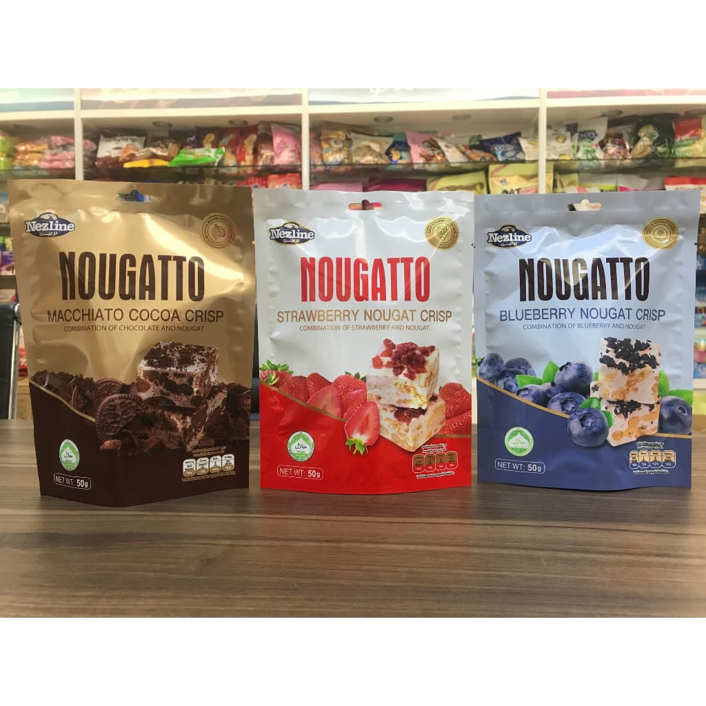 Nezline Nougatto Nougat Crisp นูกัตโตะ ขนมนูกัต มาเคียโต้ 6 รสชาติ ขนาดพกพา ตราเนสไลน์ รูปที่ 5
