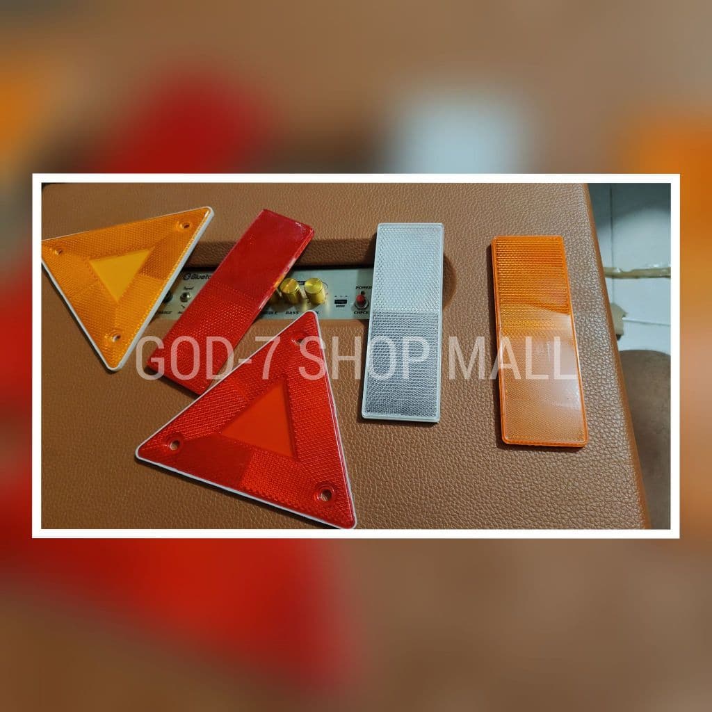 ทับทิมสะท้อนแสงป้องกันรถชนท้าย ป้องกันอุบัติเหตุ เสริมความปลอดภัย รูปที่ 4