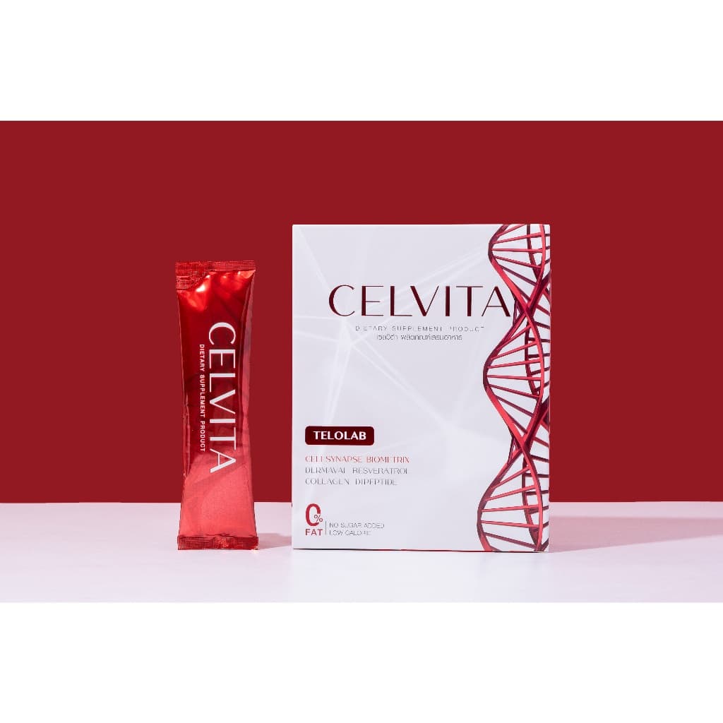 Celvitaอาหารเสริมบำรุงร่างกาย ด้วยสารสกัด Telolab Stemcell ช่วยกระตุ้นการสร้างคอลลาเจน รูปที่ 4
