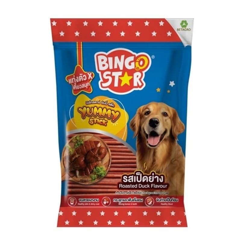 Bingo Star Yummy Stick บิงโกสตาร์ยัมมี่สติ๊ก ขนมสุนัข ขนาด 500 กรัม รูปที่ 6