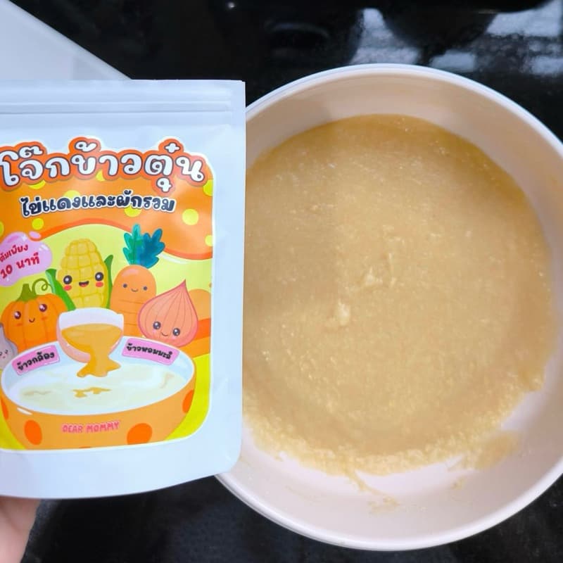 โจ๊กข้าวตุ๋น 6M+ เนื้อสัตว์ผสมผักรวม 1 ซองแบ่งทานได้ 4-5 ชาม มีเลย อย. รูปที่ 7