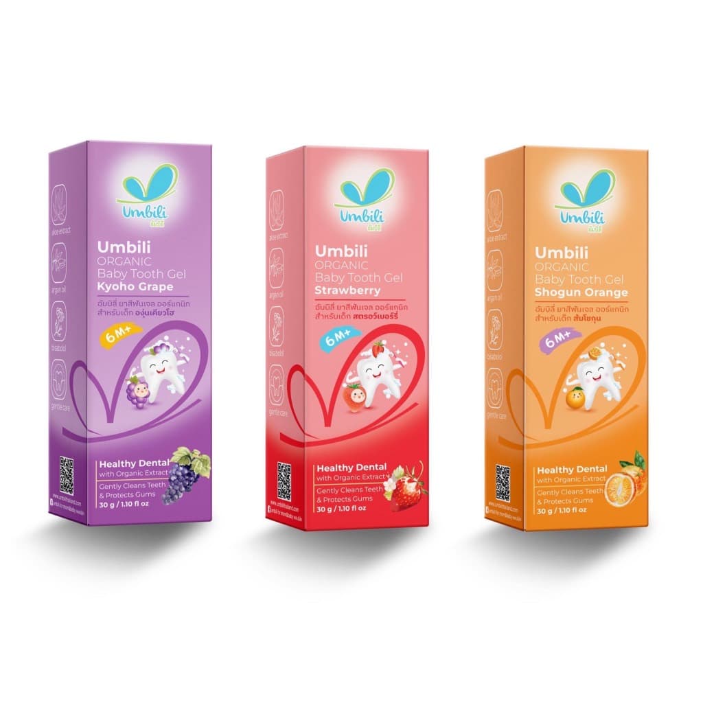 Umbili ยาสีฟันกลืนได้ กลิ่นหอม ยาสีฟัน food grade ปลอดภัยสำหรับเด็ก รูปที่ 7